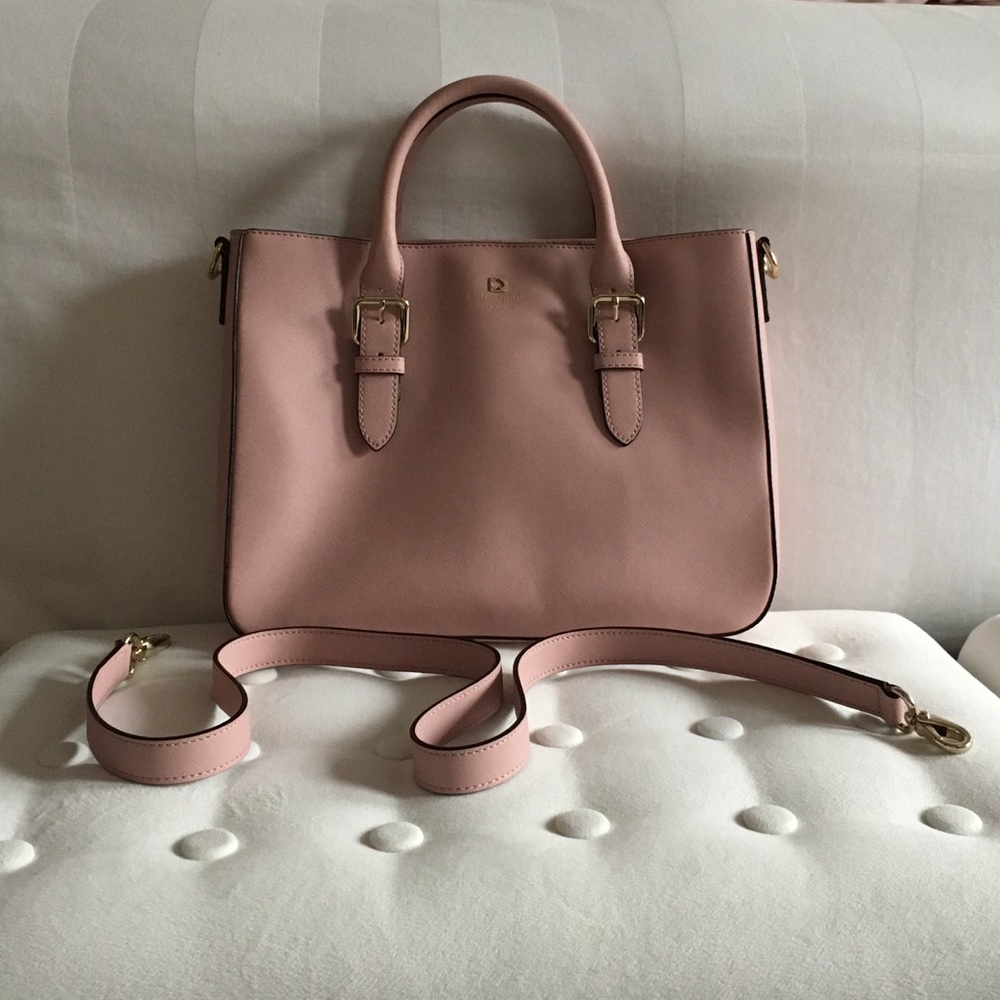 Pink Leather Kate Spade Handbag